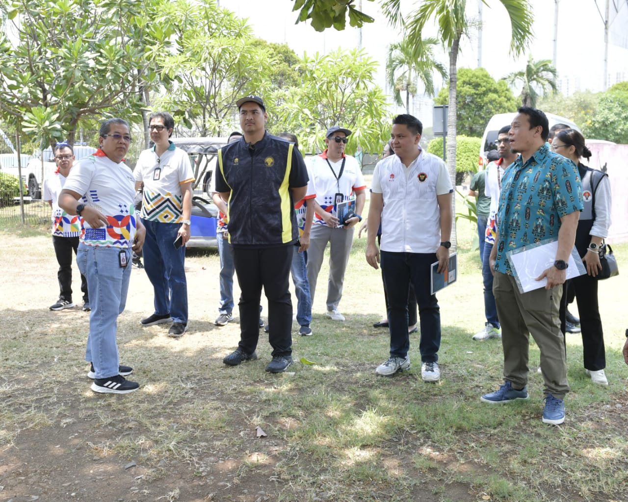 Menteri Pemuda dan Olahraga Republik Indonesia (Menpora RI) Dito Ariotedjo mengunjungi kawasan Pusat Pengelolaan Komplek Kemayoran, Jakarta Utara, Jumat (15/9/2023) pagi. Foto: bagus/kemenpora