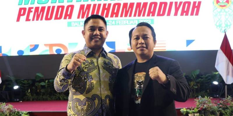 Dzulfikar Ahmad Najih Prastiyo Ketua dan Sekjen Pemuda Muhammadiyah