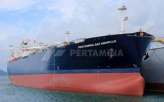 Kapal VLGC yang diberi nama Pertamina Gas “Amaryllis”