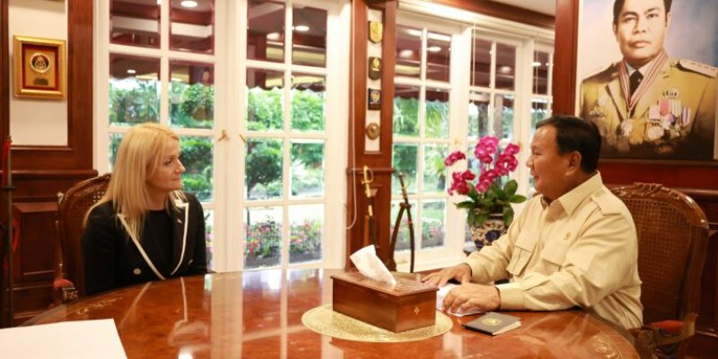 Menteri Pertahanan RI Prabowo Subianto Terima Kunjungan Duta Besar Serbia untuk Indonesia