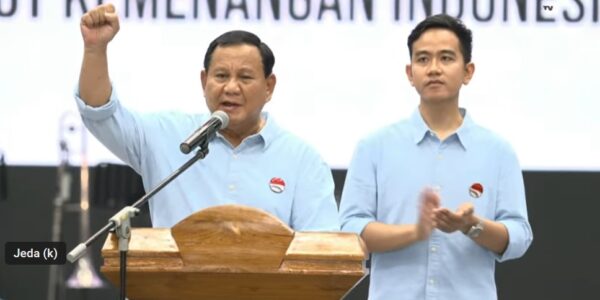 Hari ke-20 Masa Kampanye, Prabowo ke Jatim dan Gibran ke Kalbar
