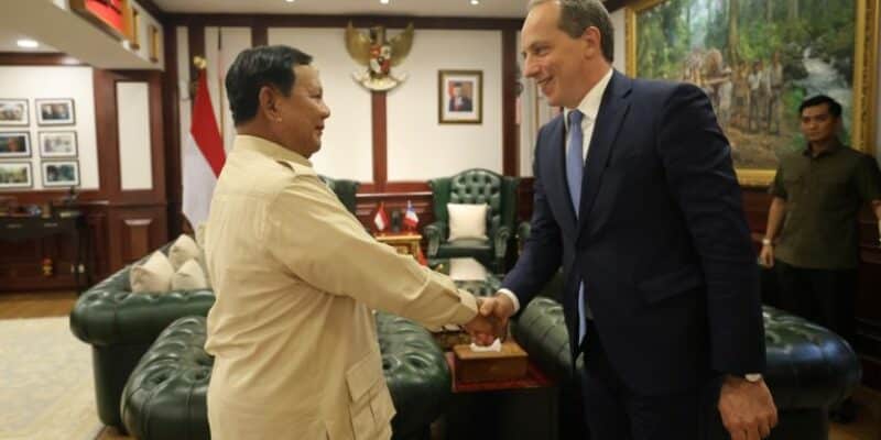Prabowo Subianto Terima Courtesy Call Duta Besar Prancis untuk Indonesia