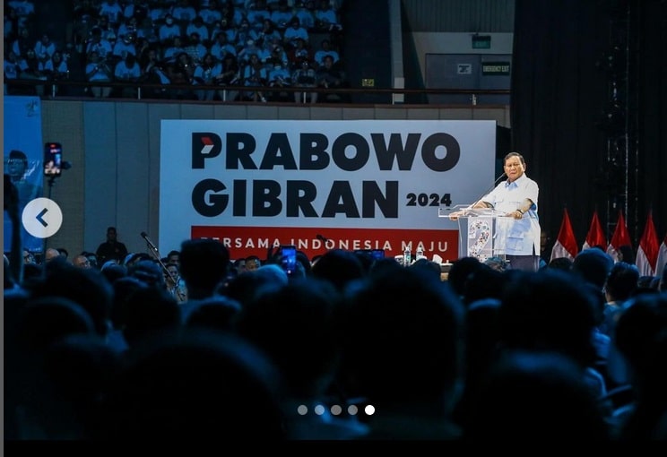 Capres 2024 Prabowo Subianto. Foto: IG prabowo