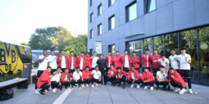 Tim U-17 Indonesia bersiap berlatih di Bad Bentheim, Dortmund, Jerman, akhir pekan ini, seusai menjalani rangkaian latihan dan uji coba selama dua minggu di Muenchengladbach. Foto: PSSI