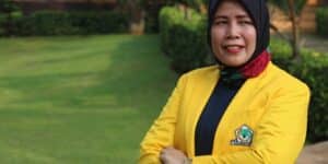 Ratu Dian Hatifah, Kader Golkar yang menjadi calon legislatif DPR RI dari Daerah Pemilihan Jawa Barat V
